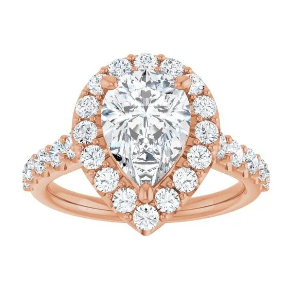 Halo-Style Engagement Ring Image 3 Arezzo Jewelers Elmwood Park, IL