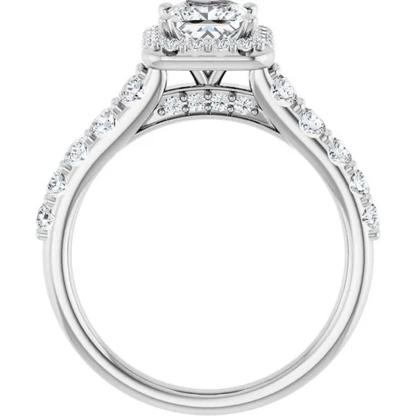 Halo-Style Engagement Ring Image 2 Shipley's Fine Jewelry Hampstead, MD