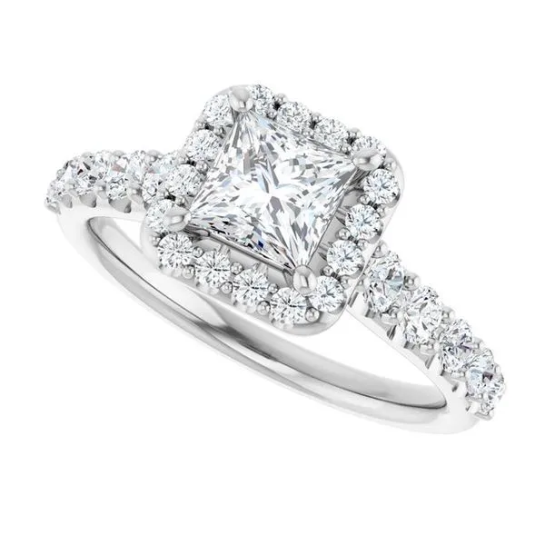 Halo-Style Engagement Ring Image 5 Shipley's Fine Jewelry Hampstead, MD