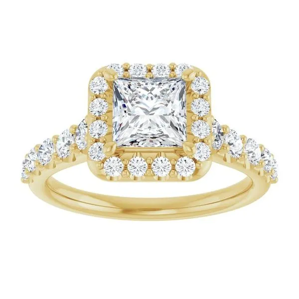 Halo-Style Engagement Ring Image 3 Arezzo Jewelers Elmwood Park, IL