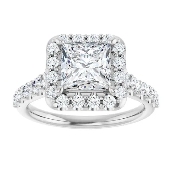 Halo-Style Engagement Ring Image 3 Shipley's Fine Jewelry Hampstead, MD