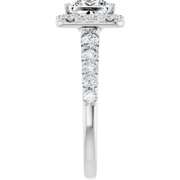 Halo-Style Engagement Ring Image 4 Shipley's Fine Jewelry Hampstead, MD
