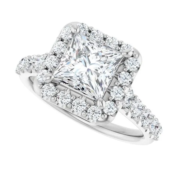 Halo-Style Engagement Ring Image 5 Shipley's Fine Jewelry Hampstead, MD