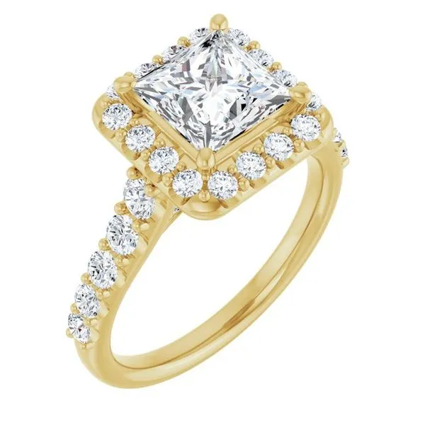 Halo-Style Engagement Ring Arezzo Jewelers Elmwood Park, IL
