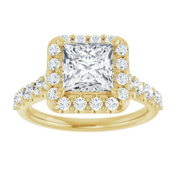 Halo-Style Engagement Ring Image 3 Arezzo Jewelers Elmwood Park, IL