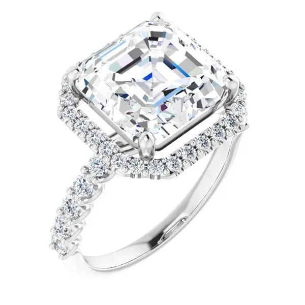 Halo-Style Engagement Ring Arezzo Jewelers Elmwood Park, IL