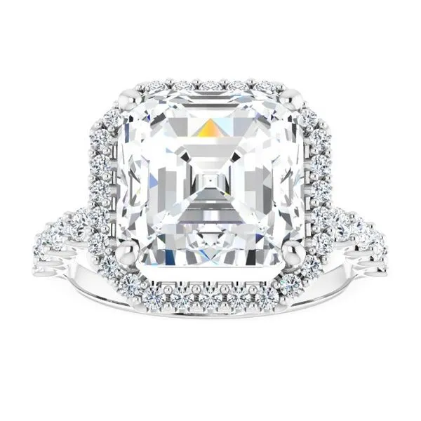 Halo-Style Engagement Ring Image 3 Arezzo Jewelers Elmwood Park, IL