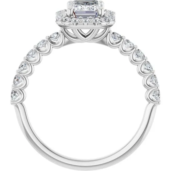 Halo-Style Engagement Ring Image 2 Jimmy Smith Jewelers Decatur, AL