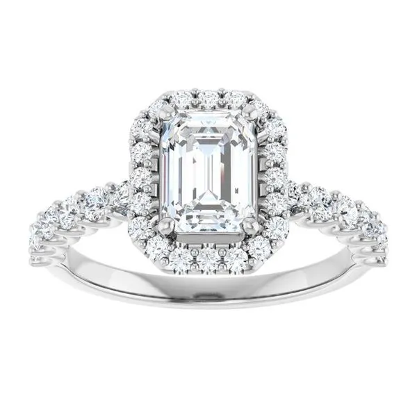 Halo-Style Engagement Ring Image 3 Jimmy Smith Jewelers Decatur, AL