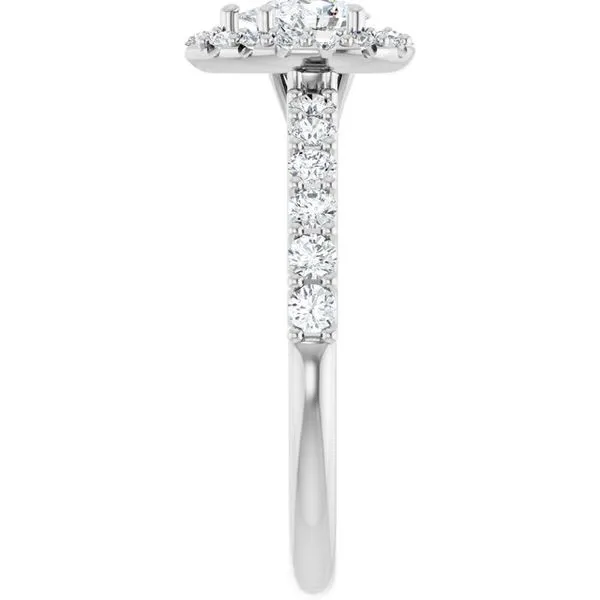 Halo-Style Engagement Ring Image 4 Shipley's Fine Jewelry Hampstead, MD
