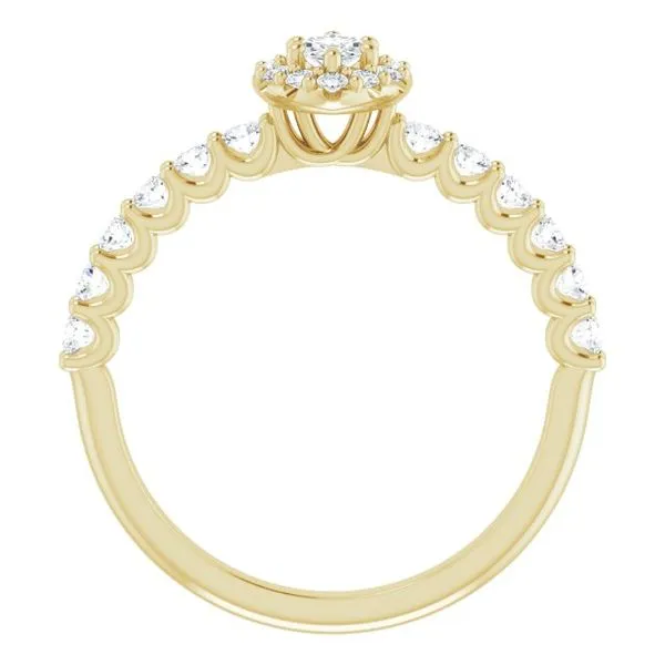 Halo-Style Engagement Ring Image 2 Shipley's Fine Jewelry Hampstead, MD