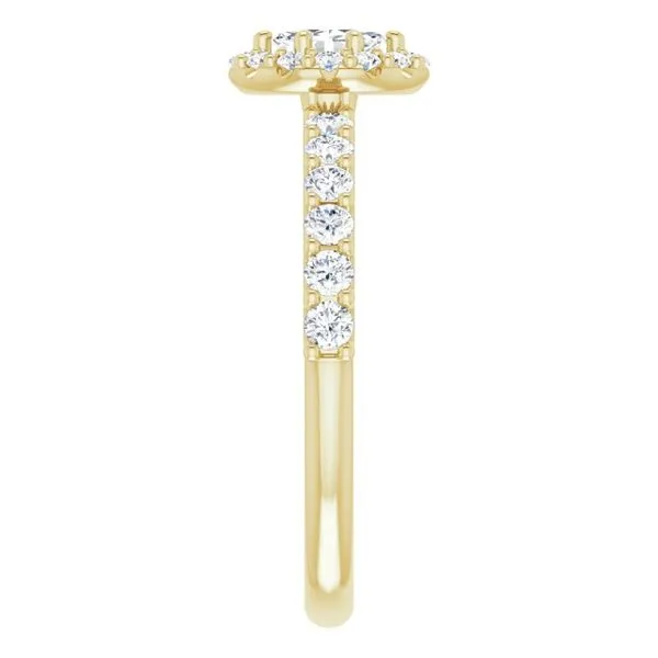 Halo-Style Engagement Ring Image 4 Shipley's Fine Jewelry Hampstead, MD