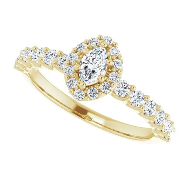 Halo-Style Engagement Ring Image 5 Shipley's Fine Jewelry Hampstead, MD