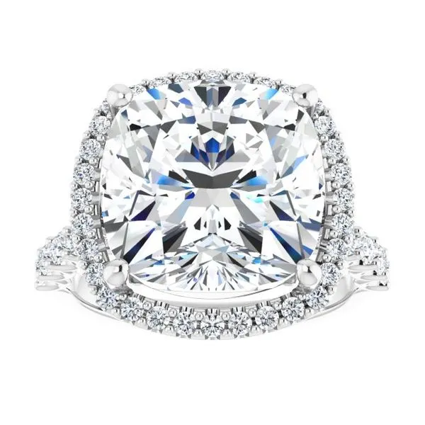 Halo-Style Engagement Ring Image 3 Shipley's Fine Jewelry Hampstead, MD