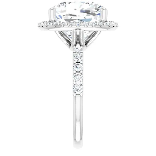 Halo-Style Engagement Ring Image 4 Shipley's Fine Jewelry Hampstead, MD