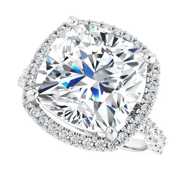 Halo-Style Engagement Ring Image 5 Shipley's Fine Jewelry Hampstead, MD