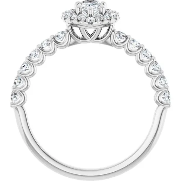 Halo-Style Engagement Ring Image 2 Golden Sails Jewelers, Inc. Saint Petersburg, FL