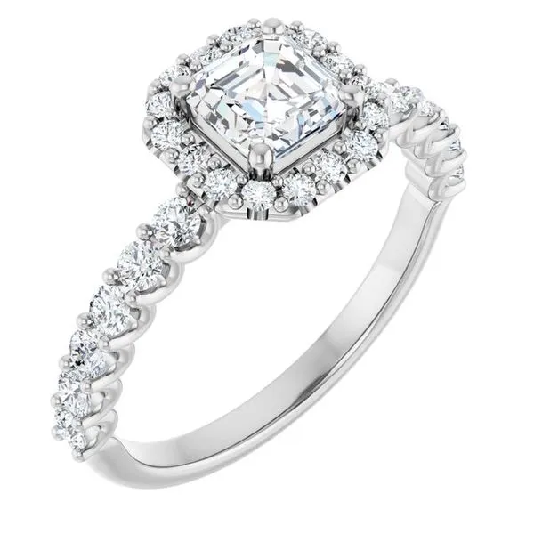 Halo-Style Engagement Ring Raleigh Diamond Fine Jewelry Raleigh, NC