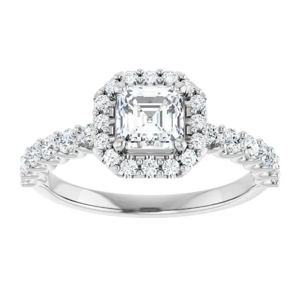 Halo-Style Engagement Ring Image 3 Shipley's Fine Jewelry Hampstead, MD