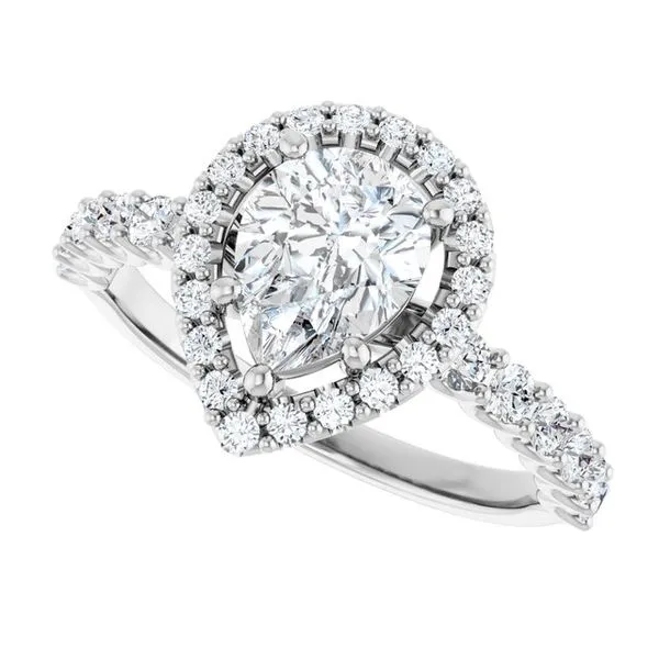 Halo-Style Engagement Ring Image 5 Shipley's Fine Jewelry Hampstead, MD
