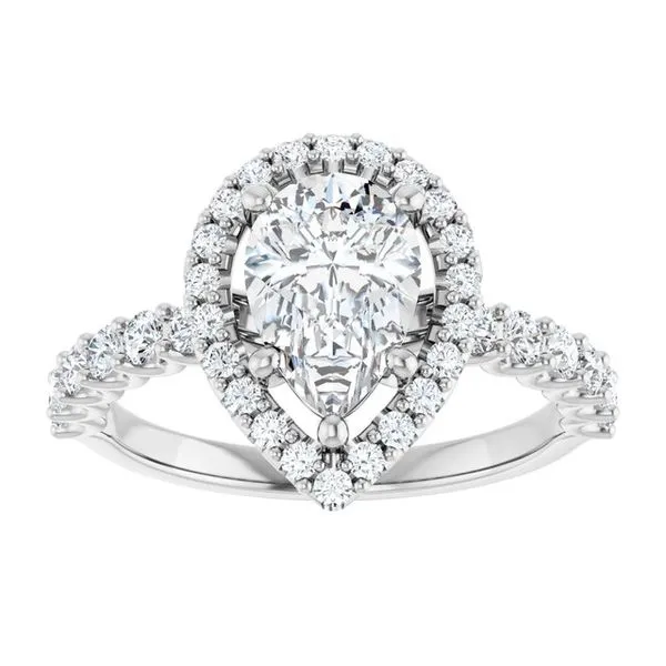 Halo-Style Engagement Ring Image 3 Shipley's Fine Jewelry Hampstead, MD