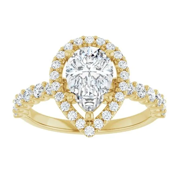 Halo-Style Engagement Ring Image 3 Shipley's Fine Jewelry Hampstead, MD