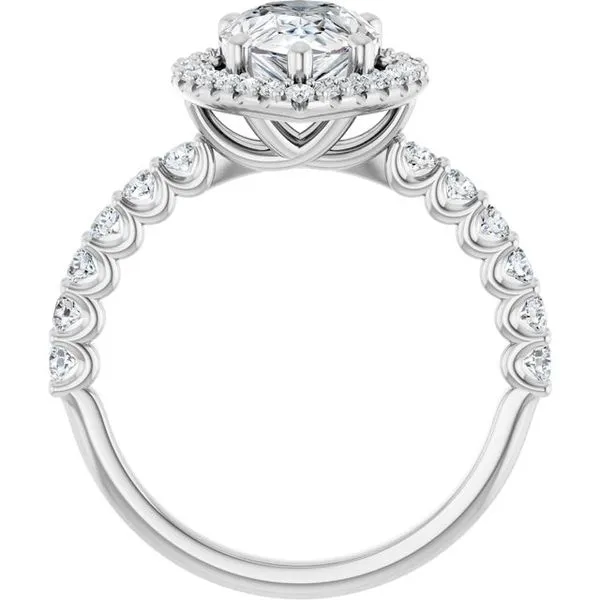 Halo-Style Engagement Ring Image 2 Shipley's Fine Jewelry Hampstead, MD