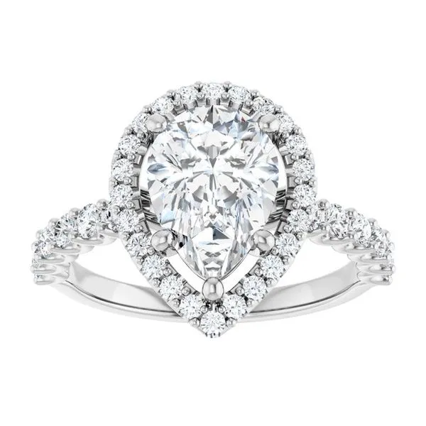 Halo-Style Engagement Ring Image 3 Shipley's Fine Jewelry Hampstead, MD