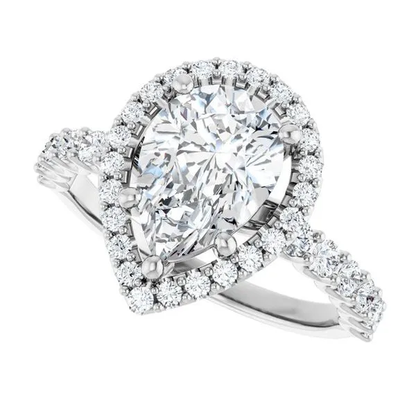 Halo-Style Engagement Ring Image 5 Shipley's Fine Jewelry Hampstead, MD