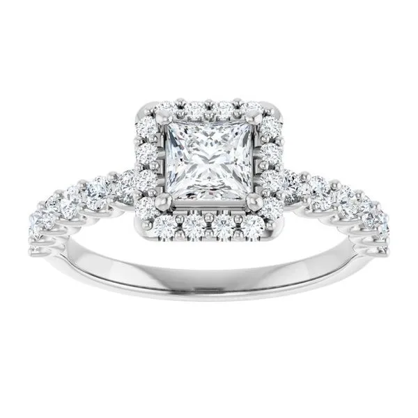 Halo-Style Engagement Ring Image 3 Shipley's Fine Jewelry Hampstead, MD