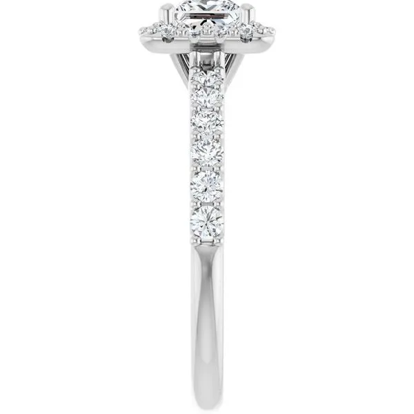 Halo-Style Engagement Ring Image 4 Shipley's Fine Jewelry Hampstead, MD