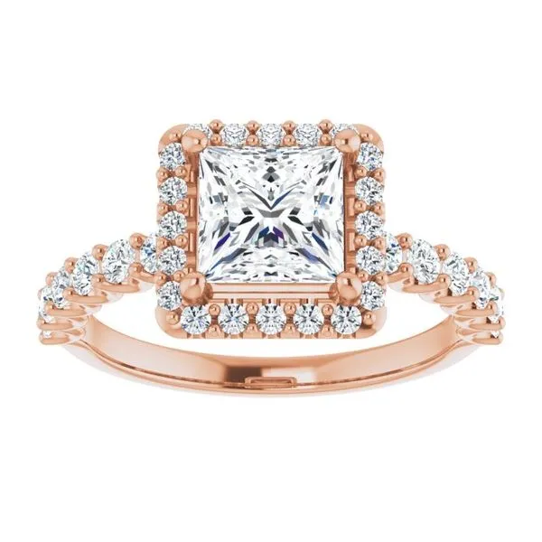 Halo-Style Engagement Ring Image 3 Shipley's Fine Jewelry Hampstead, MD