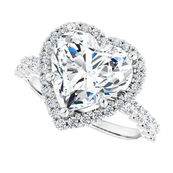 Halo-Style Engagement Ring Image 5 Shipley's Fine Jewelry Hampstead, MD