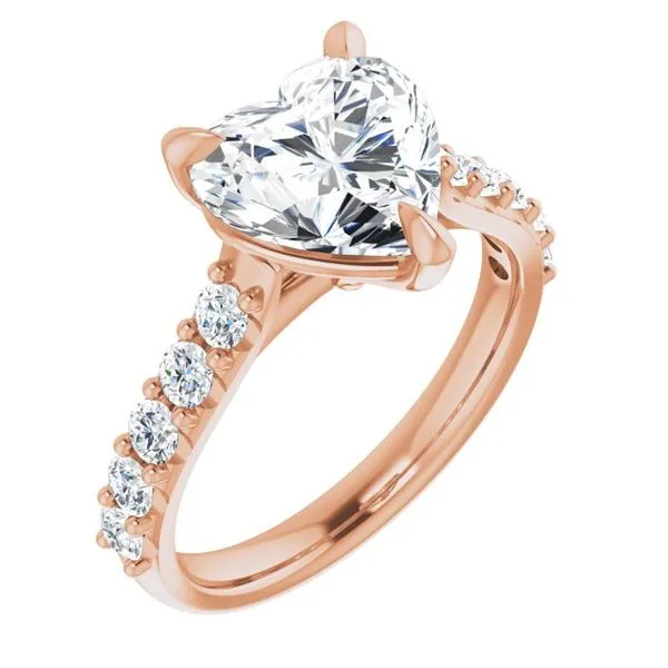 Claw-Prong Accented Engagement Ring Shipley's Fine Jewelry Hampstead, MD