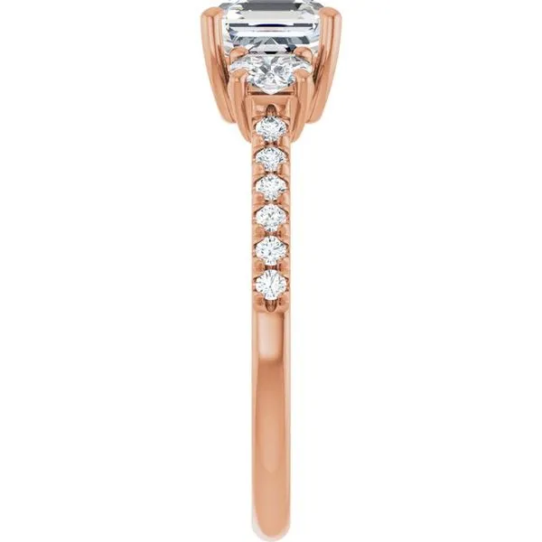 Three-Stone Engagement Ring Image 4 Raleigh Diamond Fine Jewelry Raleigh, NC