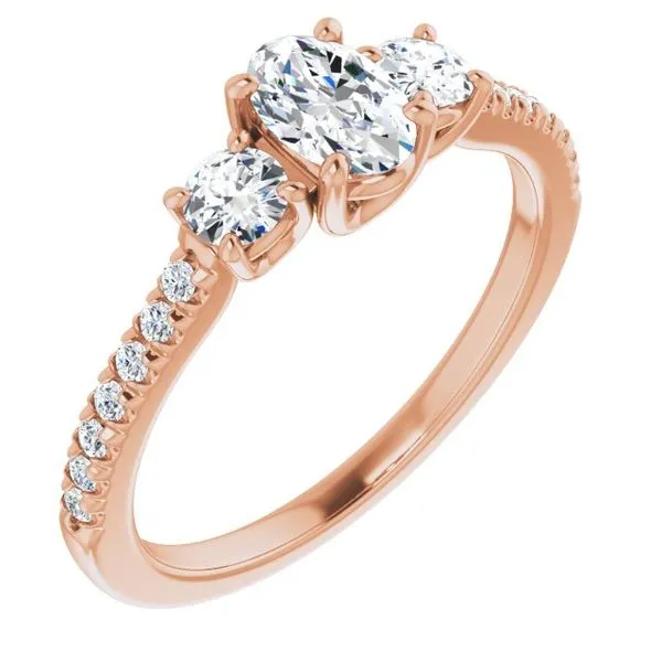 Three-Stone Engagement Ring Raleigh Diamond Fine Jewelry Raleigh, NC