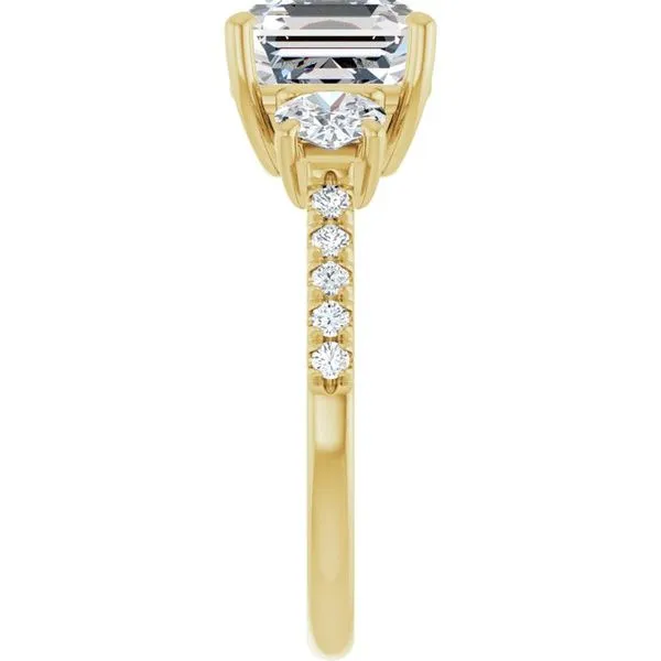 Three-Stone Engagement Ring Image 4 Raleigh Diamond Fine Jewelry Raleigh, NC