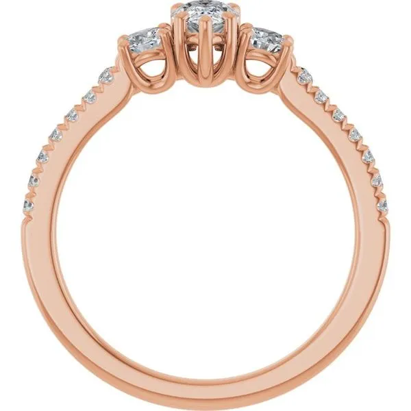 Three-Stone Engagement Ring Image 2 Raleigh Diamond Fine Jewelry Raleigh, NC