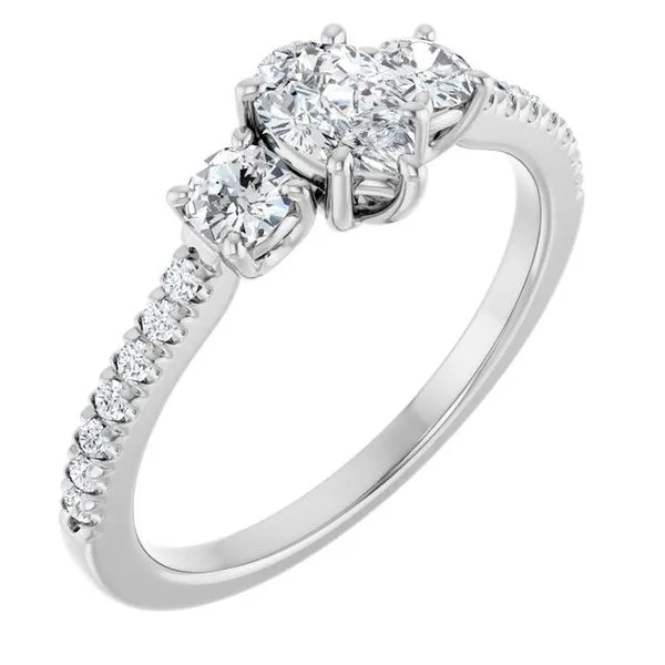 Three-Stone Engagement Ring Raleigh Diamond Fine Jewelry Raleigh, NC