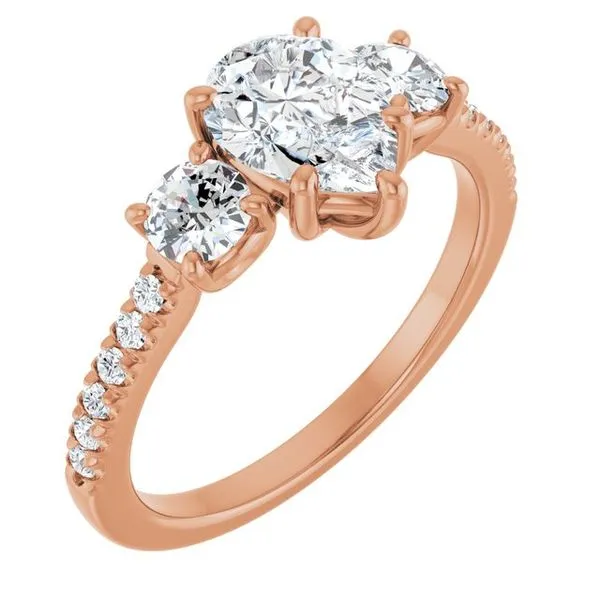Three-Stone Engagement Ring Raleigh Diamond Fine Jewelry Raleigh, NC