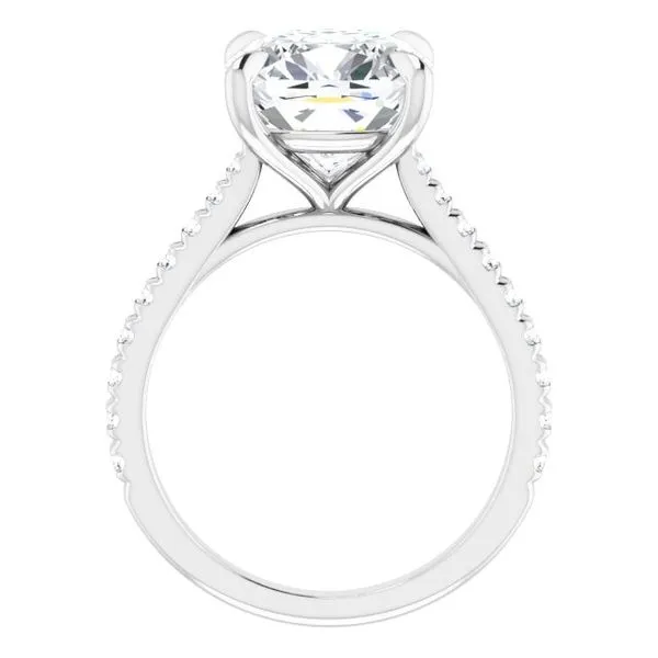 Claw-Prong Engagement Ring Image 2 Oak Valley Jewelers Oakdale, CA