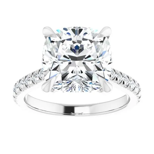 Claw-Prong Engagement Ring Image 3 Oak Valley Jewelers Oakdale, CA