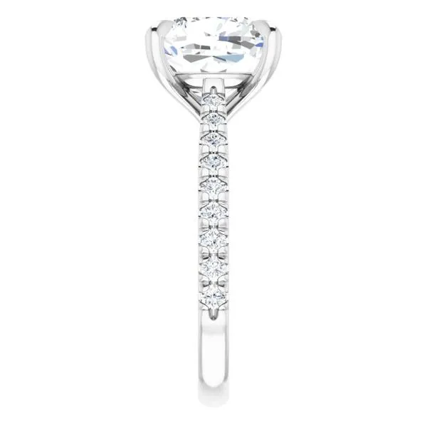 Claw-Prong Engagement Ring Image 4 Oak Valley Jewelers Oakdale, CA