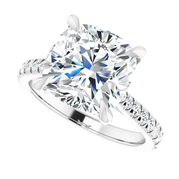 Claw-Prong Engagement Ring Image 5 Oak Valley Jewelers Oakdale, CA