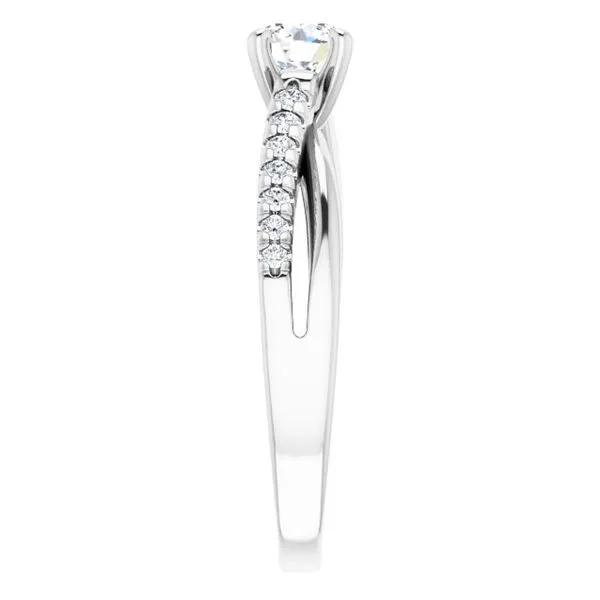 Accented Engagement Ring Image 4 Raleigh Diamond Fine Jewelry Raleigh, NC