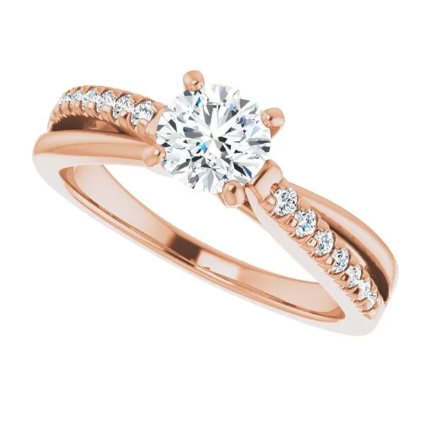 Accented Engagement Ring Image 5 Raleigh Diamond Fine Jewelry Raleigh, NC