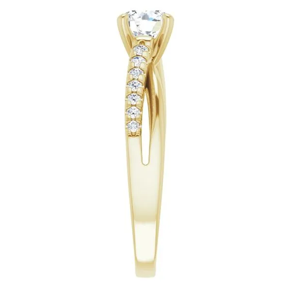Accented Engagement Ring Image 4 Raleigh Diamond Fine Jewelry Raleigh, NC