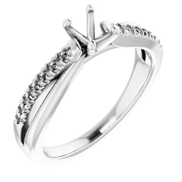 Accented Engagement Ring Raleigh Diamond Fine Jewelry Raleigh, NC