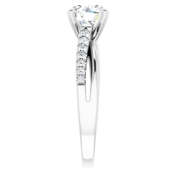 Accented Engagement Ring Image 4 Raleigh Diamond Fine Jewelry Raleigh, NC