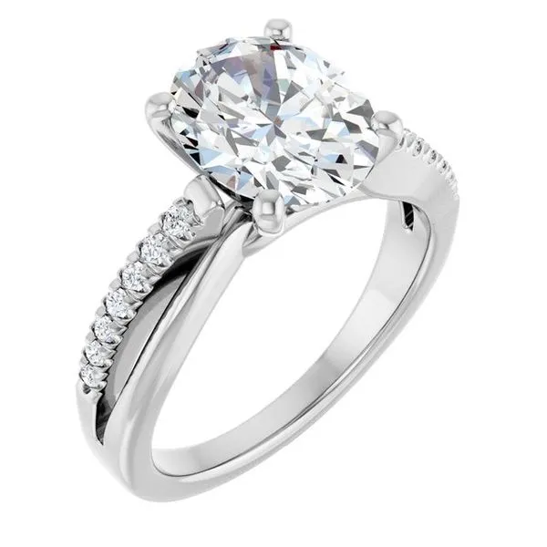 Accented Engagement Ring Raleigh Diamond Fine Jewelry Raleigh, NC
